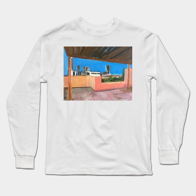 Tel Aviv, Terrace Long Sleeve T-Shirt by golan22may